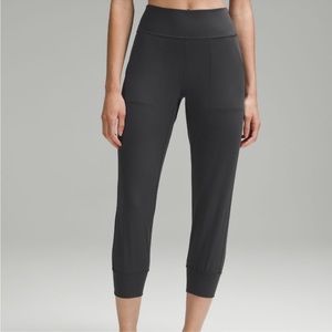 Lululemon Align High Rise Cropped Joggers in Gray, Green and Maroon, Size 4